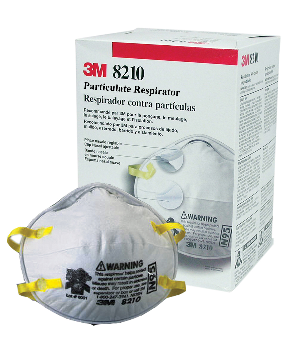 3M 8210 N95 Masker Safety  KARUNIA SAFETY 