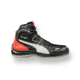 SEPATU SAFETY PUMA TOURING BLACK MID