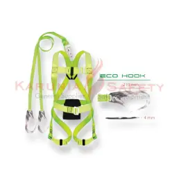 GOSAVE FULL BODY HARNESS PITHON ABSORBER DOUBLE BIG HOOK