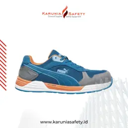 PUMA Safety Shoes FrontSide Blue Low