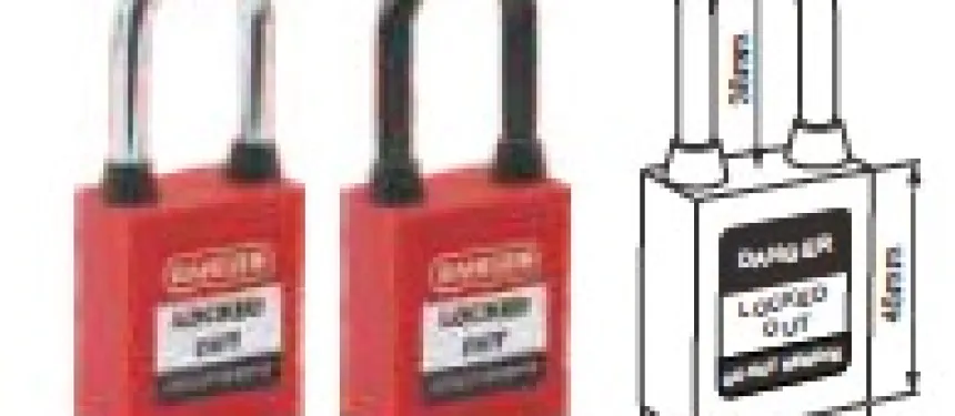 DUSTPROOF SAFETY PADLOCK P38SDP P38PDP