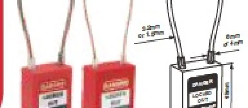 SAFETY PADLOCK CABLE SHACKLE PC175D3.2